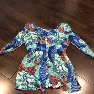 3/4 length sleeves women’s blouse